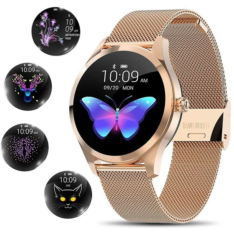 foto del prodotto lts fafa smart watch per donna, romanzo elegante bello smartwatch bluetooth fitness tracker per donna con impermeabile ip68