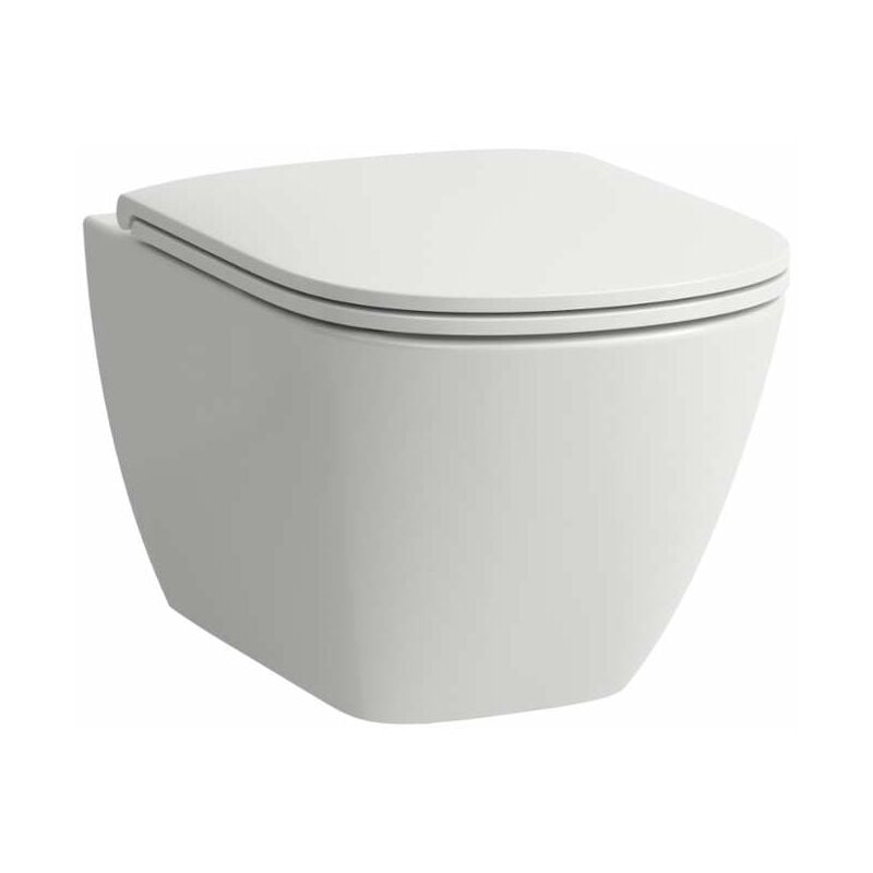 foto del prodotto lua - wc sospeso, rimless, lcc, bianco h8200804000001 - laufen