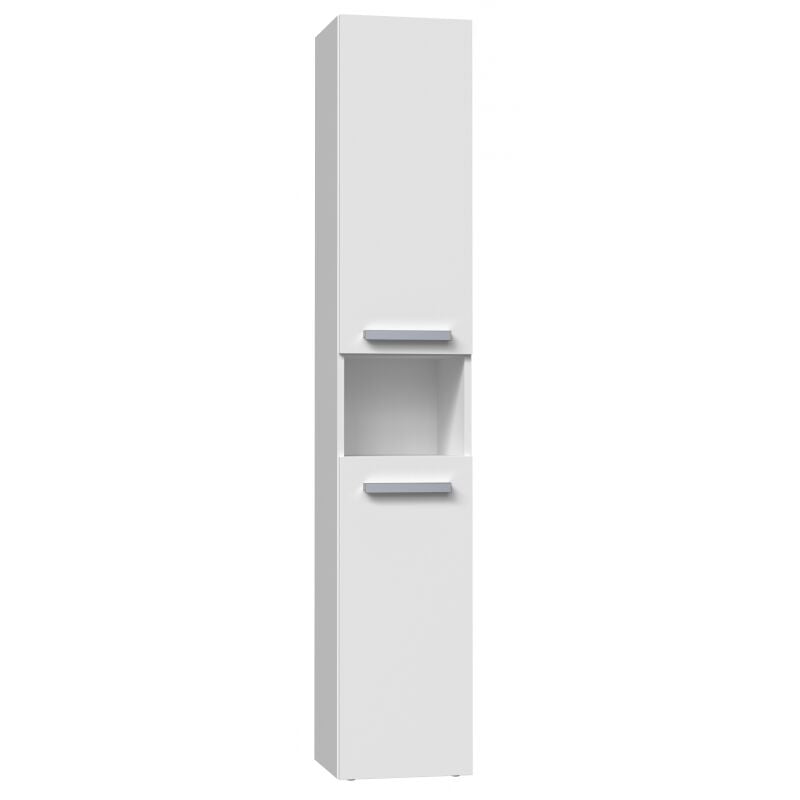 foto del prodotto luana mobile bagno a 2 ante dimensioni 31x30x174 cm colonna portaoggetti bagno