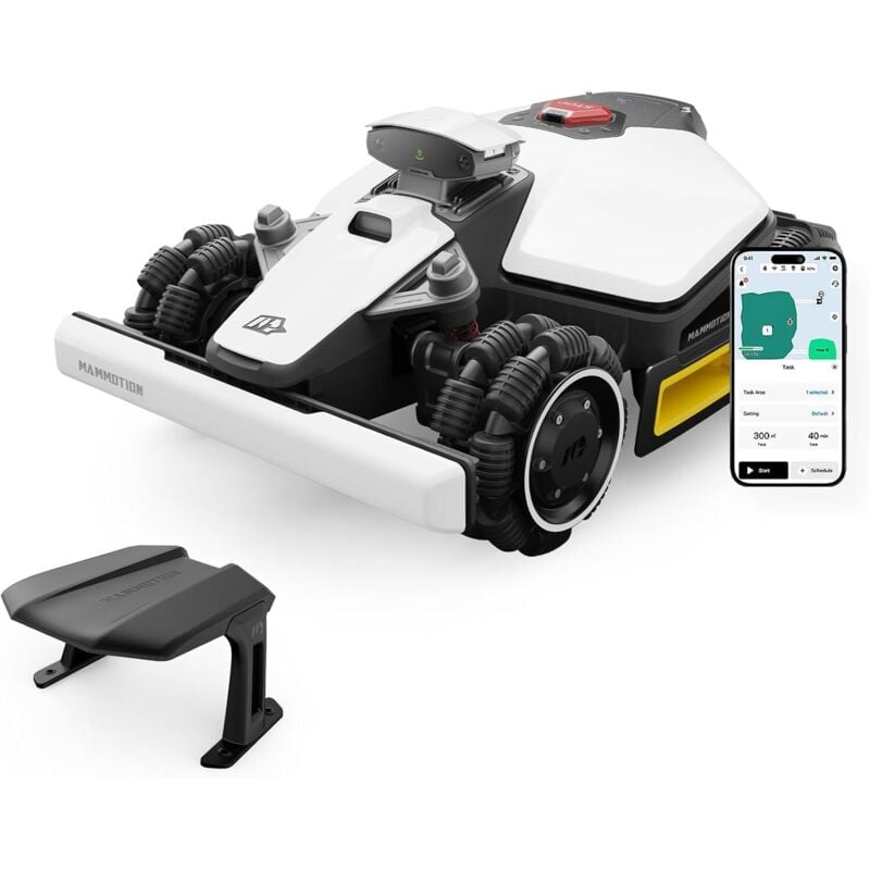foto del prodotto luba mini awd 800 robot tagliaerba senza filo perimetrale, auto mappaturae, visione ai 3d, pendenze 80 , altezza taglio 20 65mm, con modulo 4g,