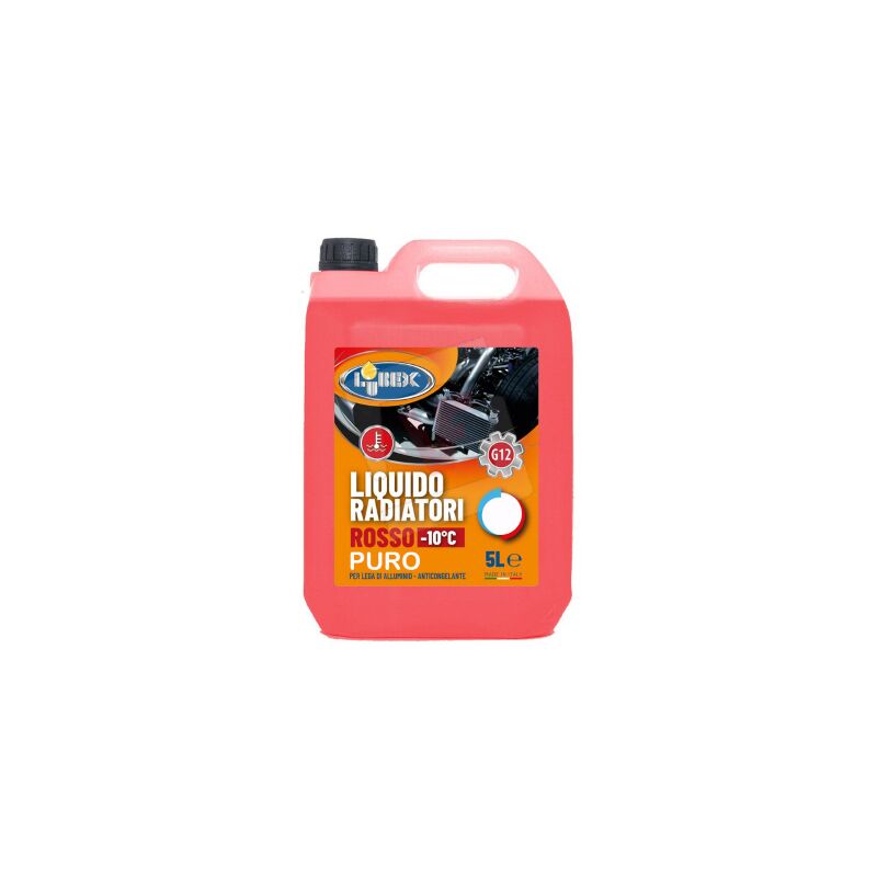 foto del prodotto lubex liquido radiatori rosso puro antigelo anticorrosivo g12 concentrato 5 lt