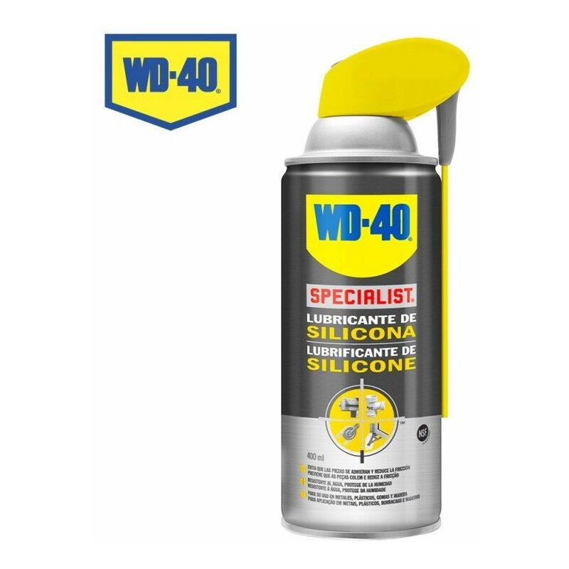 foto del prodotto lubrificante al silicone speciale wd 40 400 ml