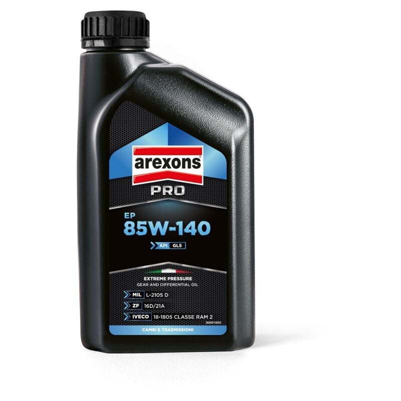 foto del prodotto lubrificante arexons ep 85w 140 capacita 1 l