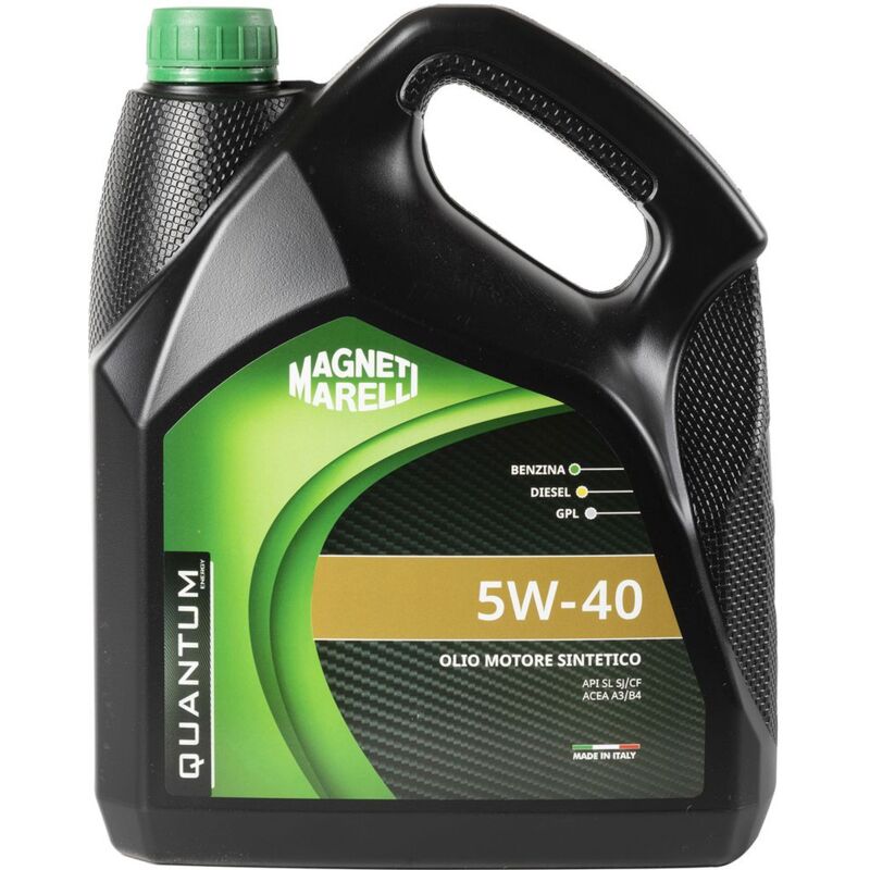 foto del prodotto lubrificante auto sintetico olio motore 5w 40 4lt magneti marelli