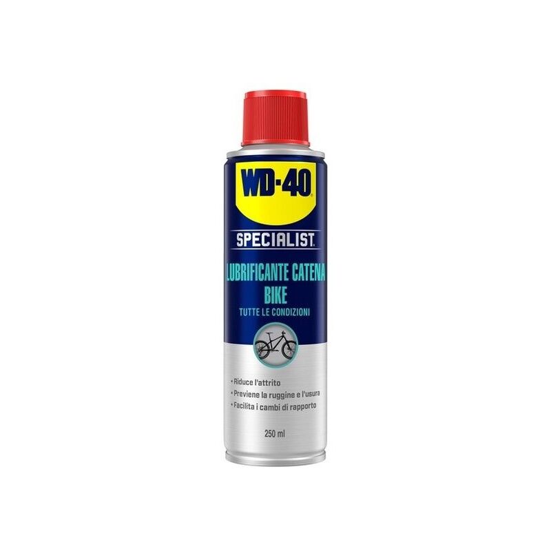 foto del prodotto lubrificante bike catena per tutte le condizioni wd40 250 ml 39703 46
