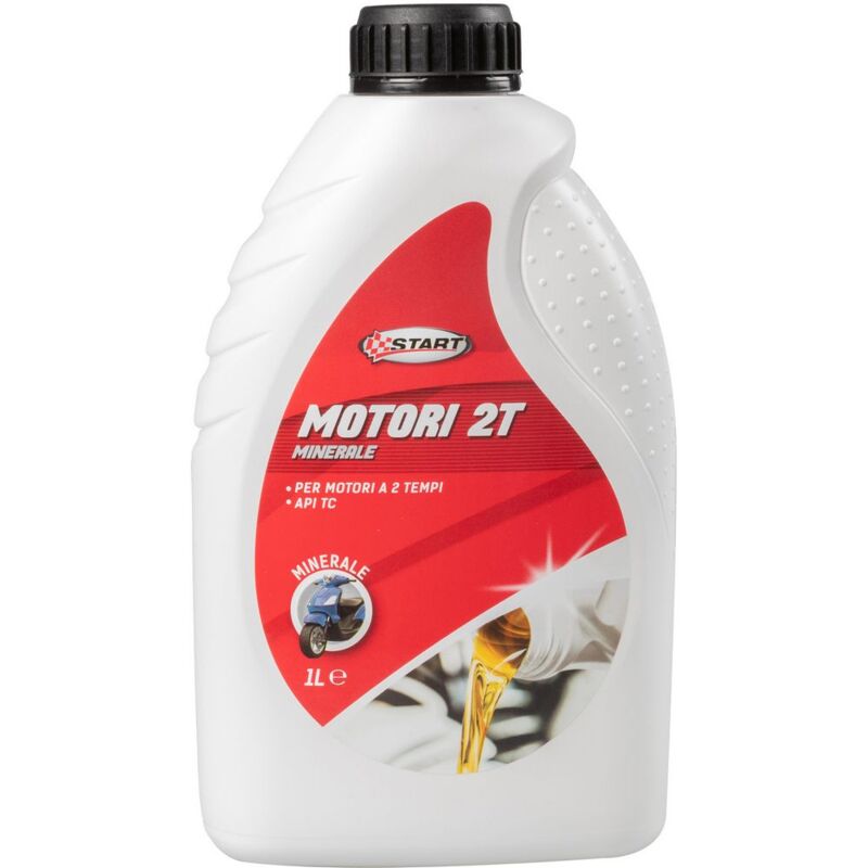 foto del prodotto lubrificante minerale per moto a 2 tempi 1l.
