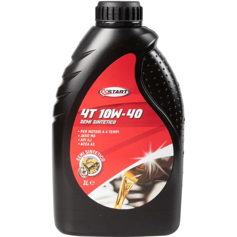 foto del prodotto lubrificante semisintetico per moto a 4 tempi 10w40 1l