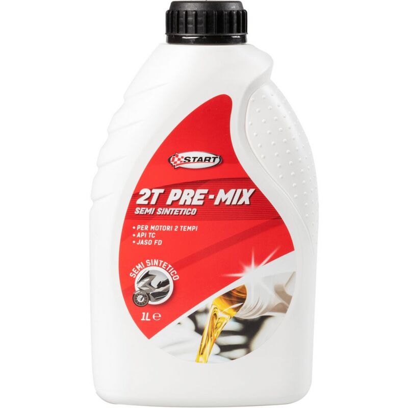 foto del prodotto lubrificante sintetico per moto a 2 tempi pre mix 1l