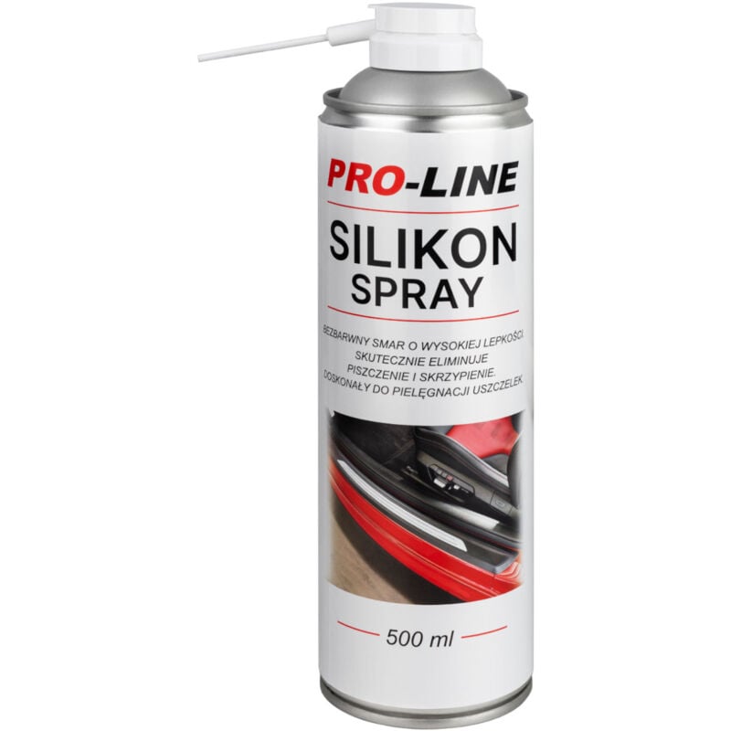 foto del prodotto lubrificante spray al silicone per la cura delle guarnizioni pro-line 500ml