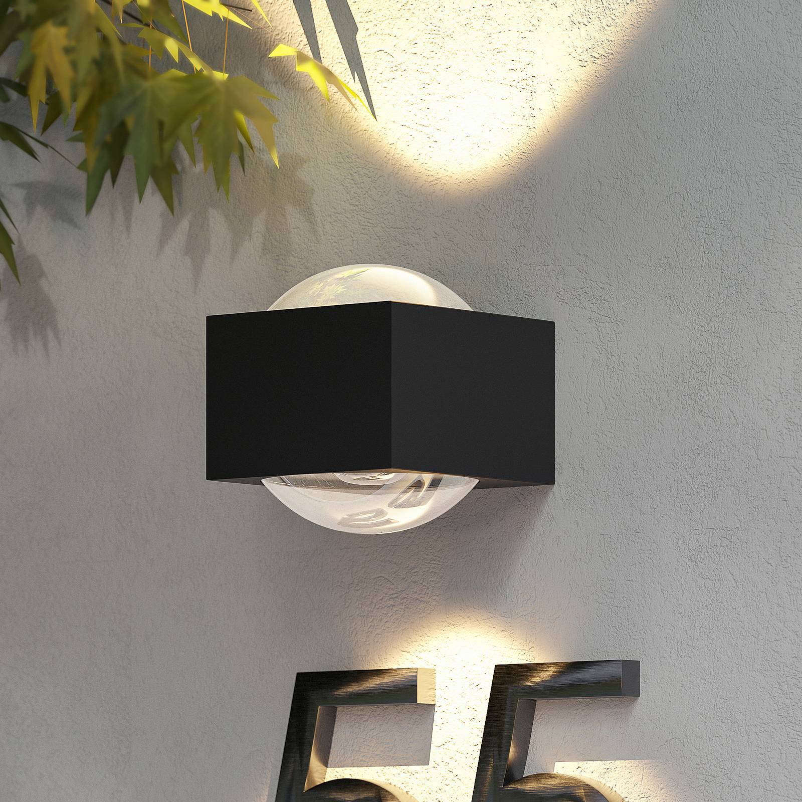 foto del prodotto lucande almos applique led esterni angolare 2 luci