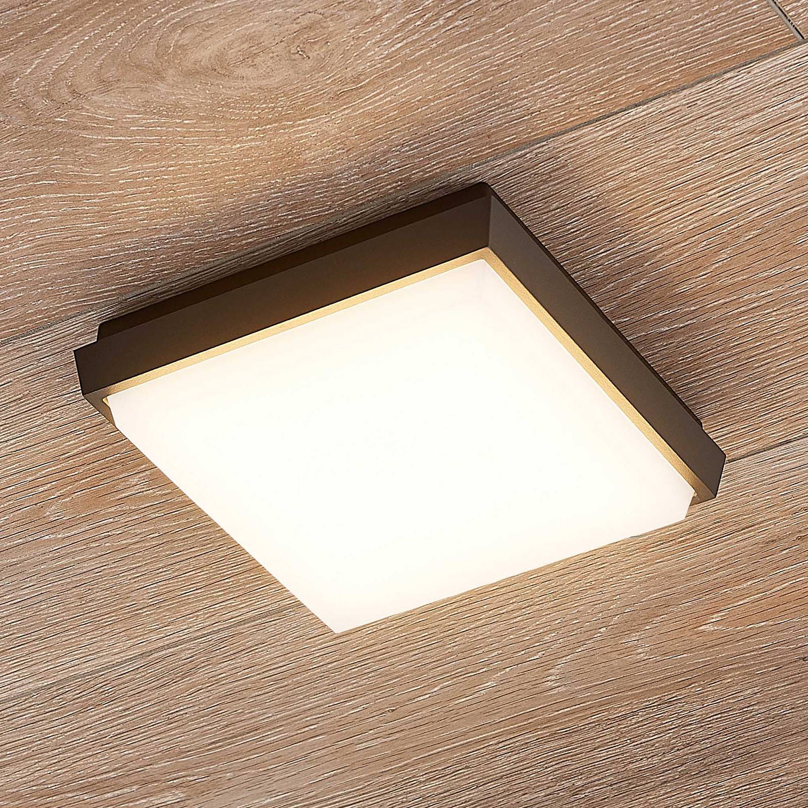 foto del prodotto lucande amra plafoniera led da esterni 17,5 cm