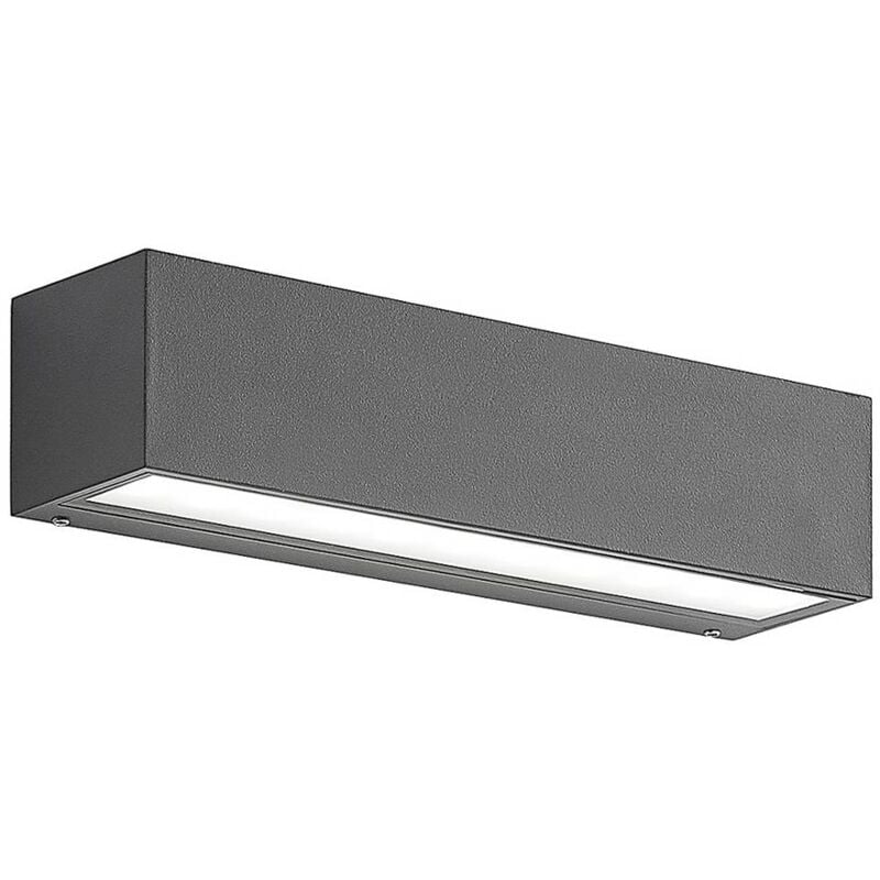 foto del prodotto lucande applique a led lengo, 25 cm, antracite, down, 3000k