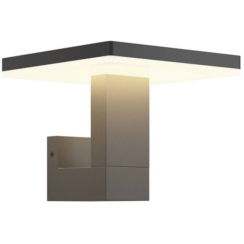 foto del prodotto lucande applique da esterni led olesia di forma angolare