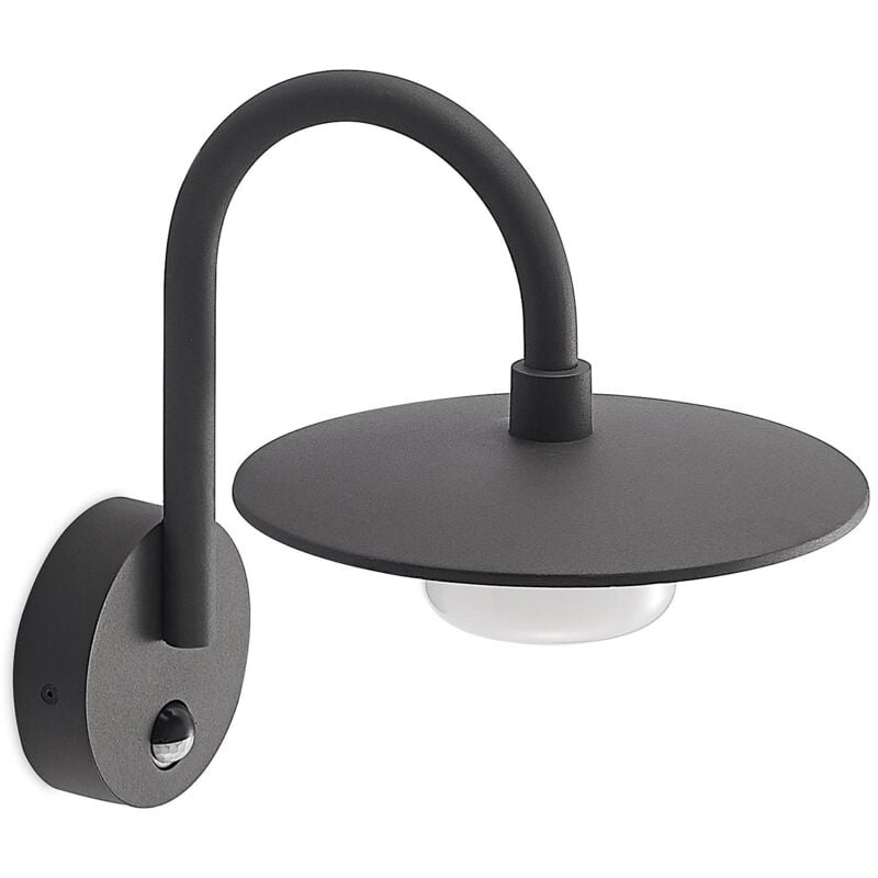foto del prodotto lucande applique da esterno zamalino, 31 cm, antracite, sensore