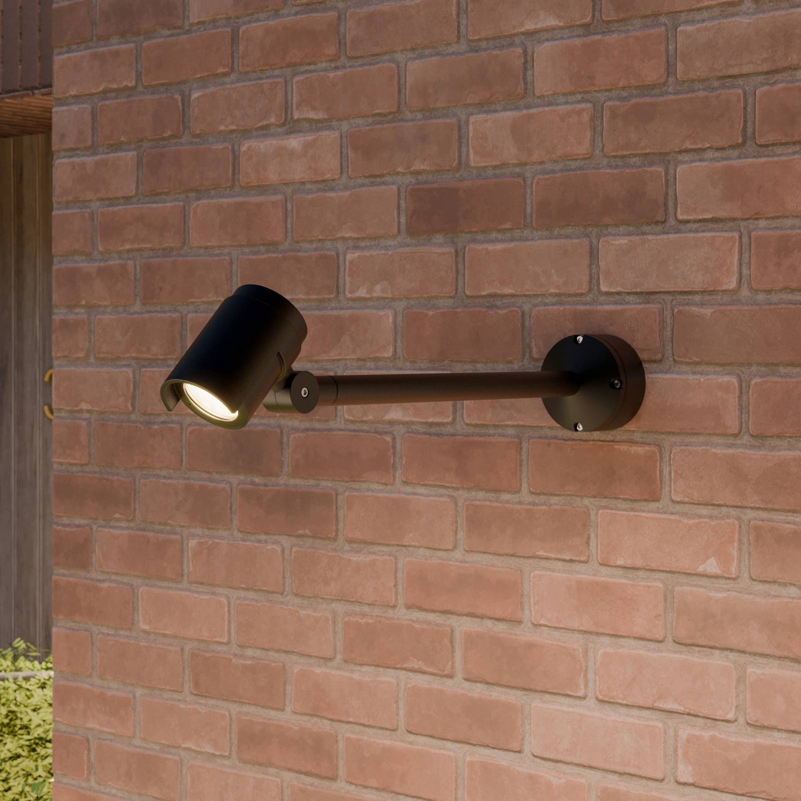 foto del prodotto lucande faretto led per esterni beatrix, 58 cm, antracite, alluminio