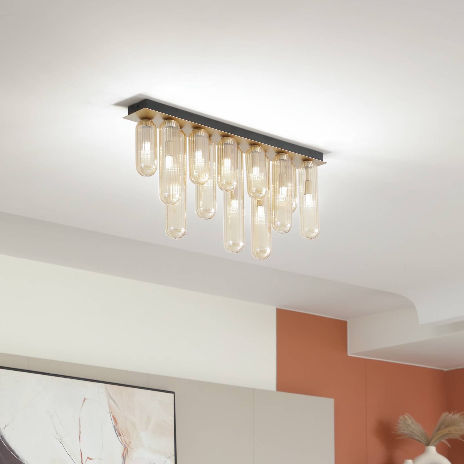 foto del prodotto lucande freylin in beige da vetro