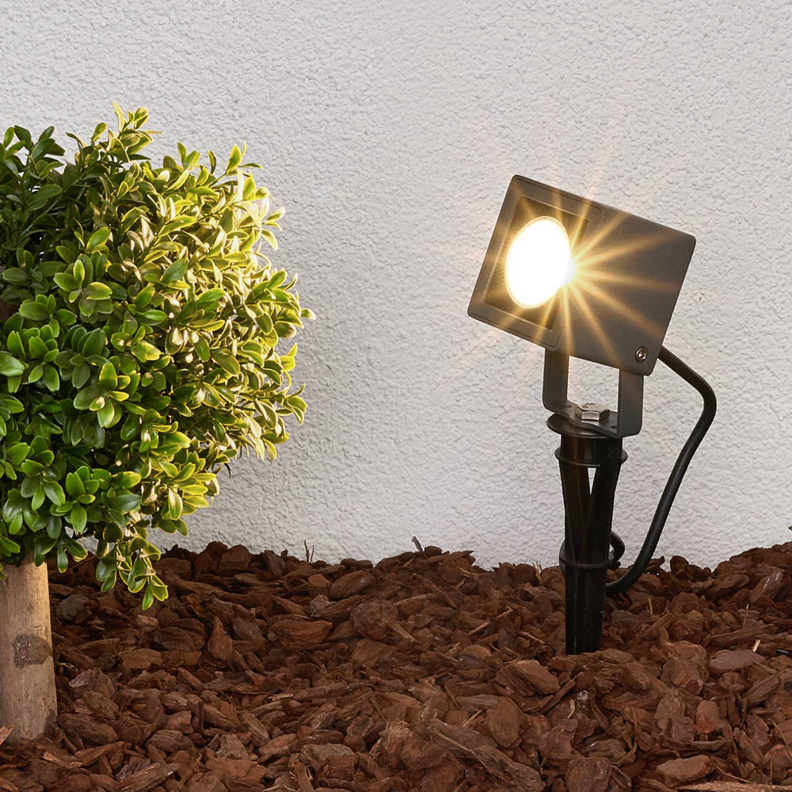 foto del prodotto lucande lampada a picchetto jiada, con led