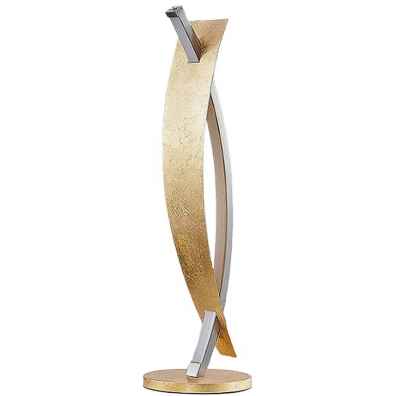 foto del prodotto lucande lampada da tavolo led marija, color oro, dimmerabile, 62 cm