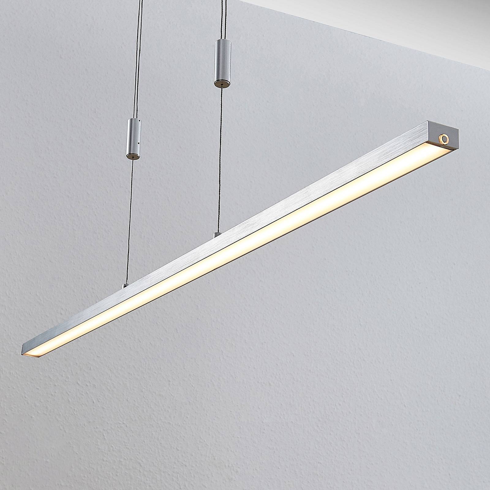foto del prodotto lucande lampada led a sospensione myron, touch dimmer, cct, alluminio