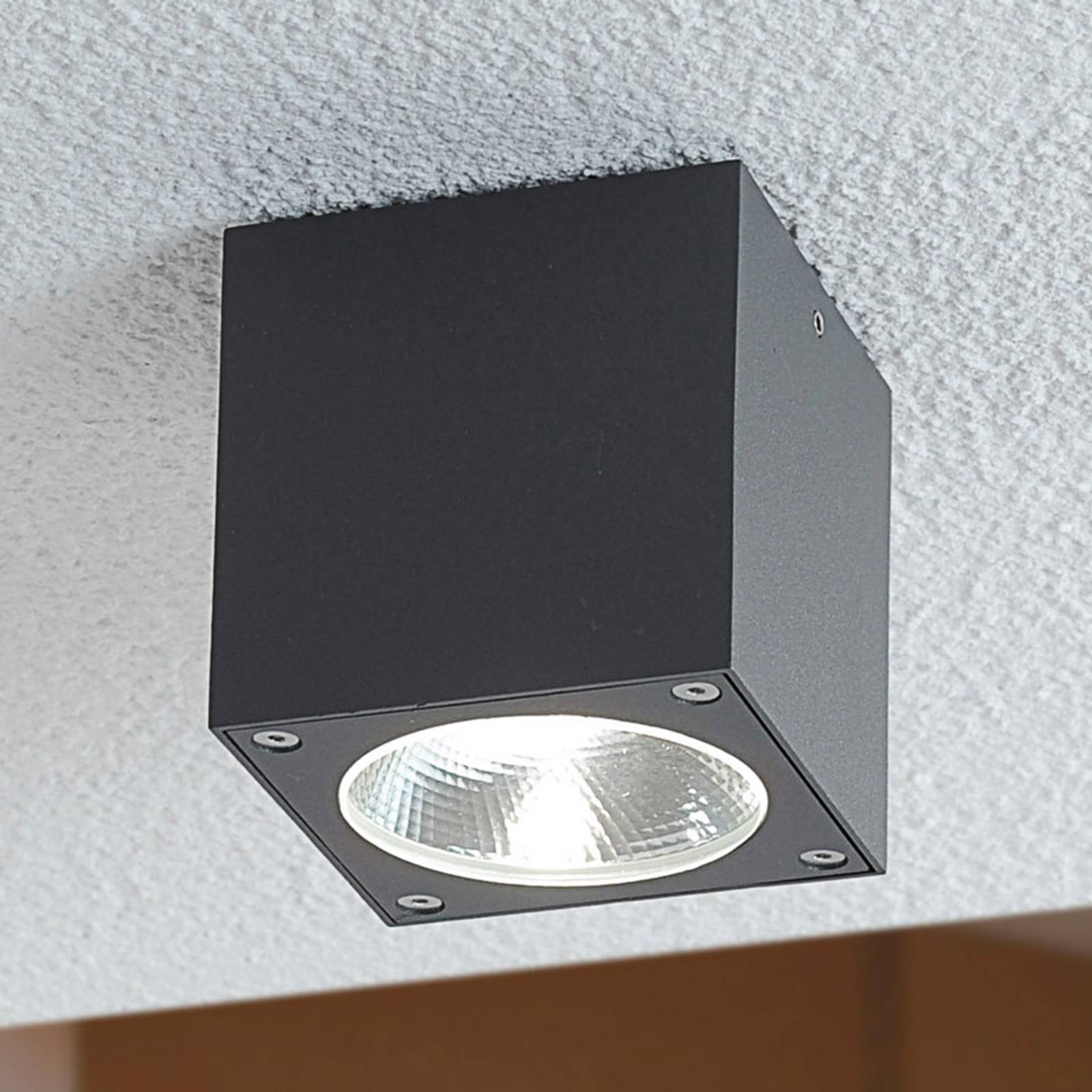 foto del prodotto lucande lampadario da soffitto cordy, cubico, led, esterni