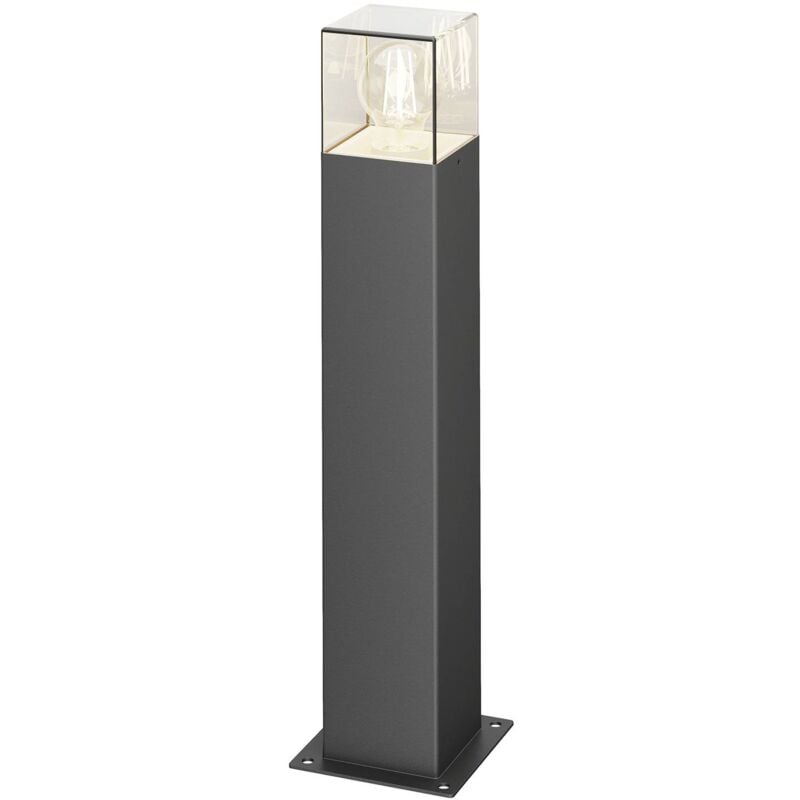 foto del prodotto lucande lampioncino keke, altezza 50 cm, antracite, alluminio