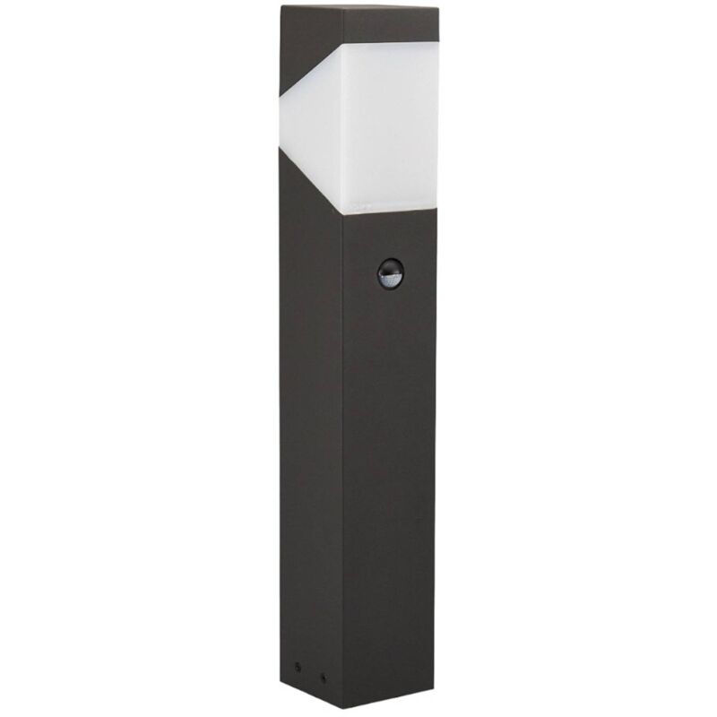 foto del prodotto lucande lampioncino kiran, 60 cm, sensore, grigio, ip44, e27