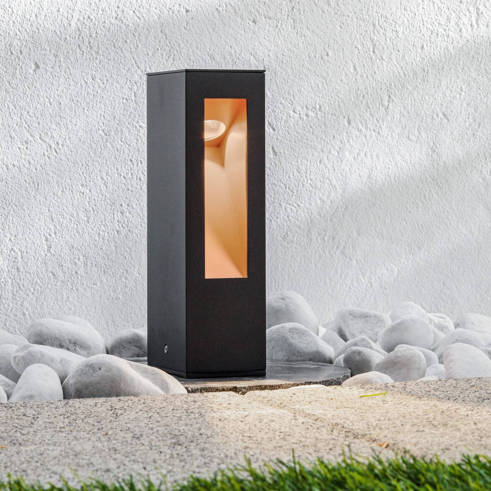 foto del prodotto lucande lampioncino led jenke in alluminio