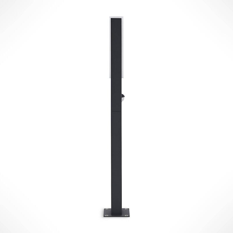 foto del prodotto lucande lampione a led virgalia, rilevatore di movimento, 65 cm, ip54