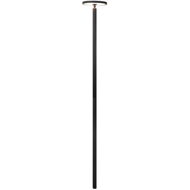 foto del prodotto lucande led akito in nero da alluminio