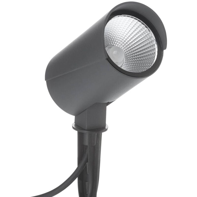 foto del prodotto lucande led anton in grigio da alluminio