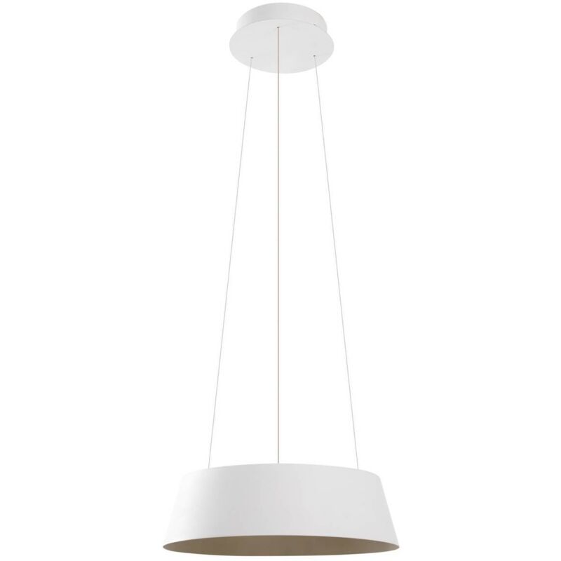 foto del prodotto lucande led belsar in bianco da alluminio