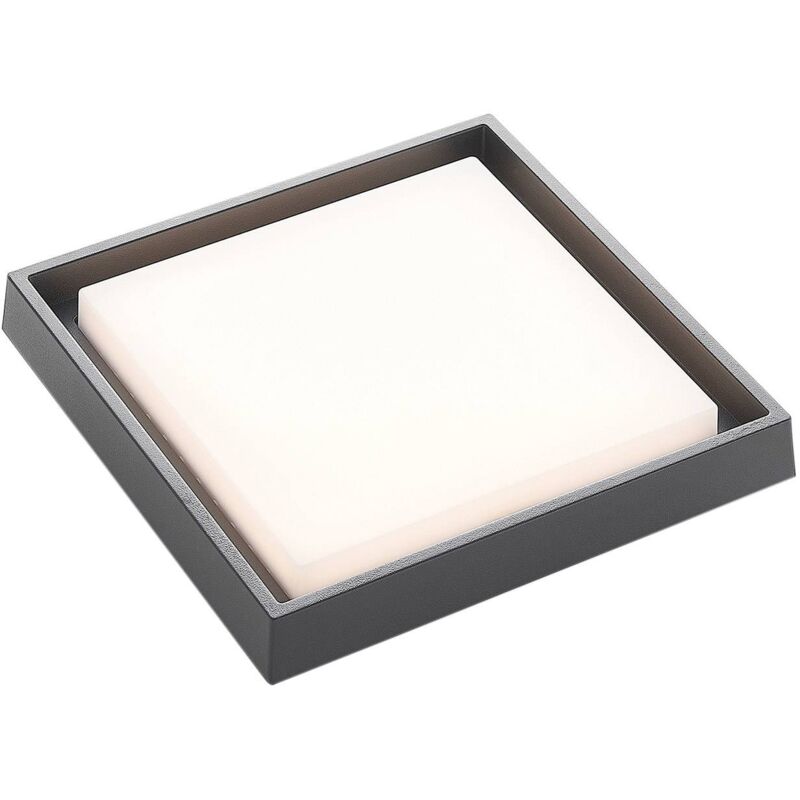 foto del prodotto lucande led birta in grigio da alluminio