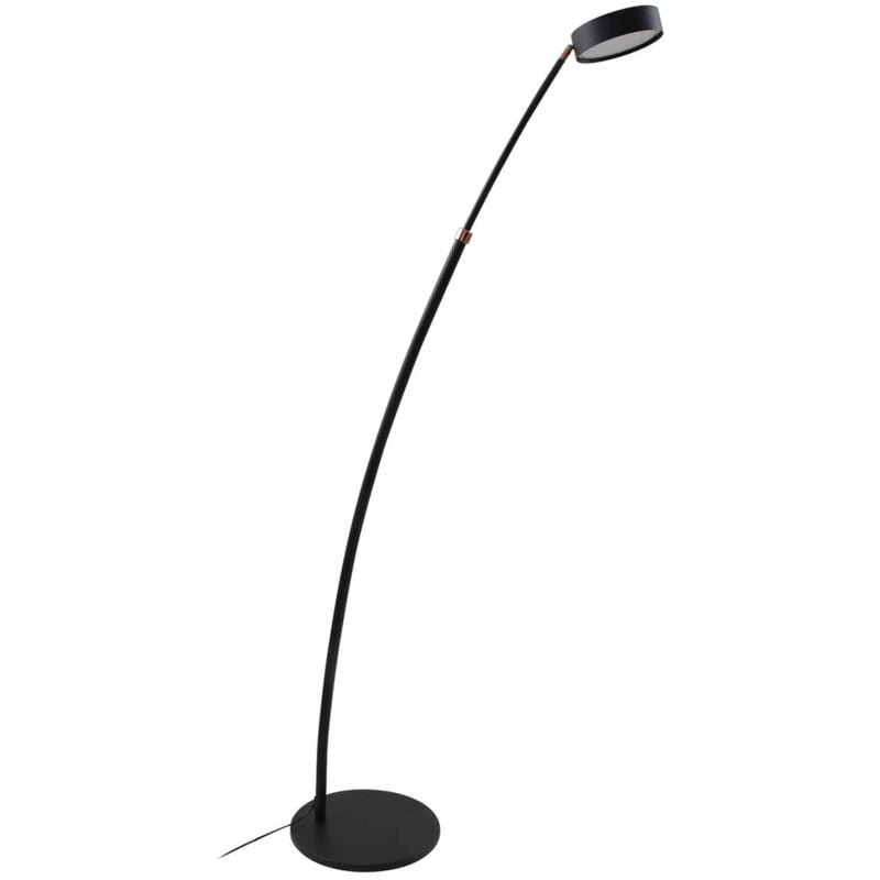foto del prodotto lucande led boga in nero da metallo
