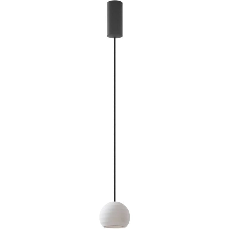 foto del prodotto lucande led darkorin in bianco da argilla