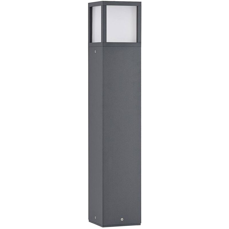 foto del prodotto lucande led dewari in grigio da alluminio