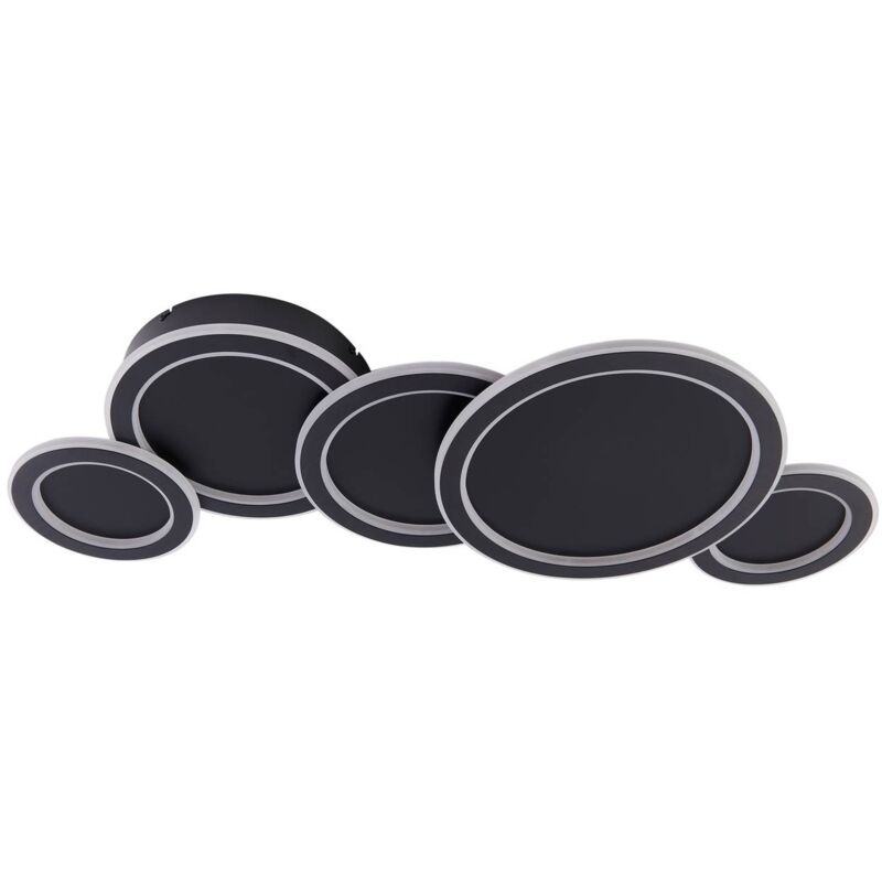 foto del prodotto lucande led diala in nero da plastica