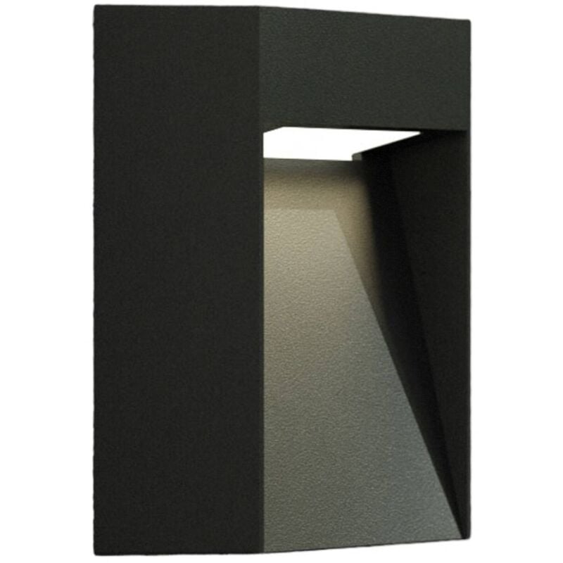 foto del prodotto lucande led dijora in nero da alluminio