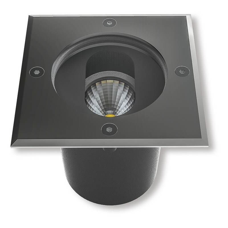 foto del prodotto lucande led doris in grigio da alluminio