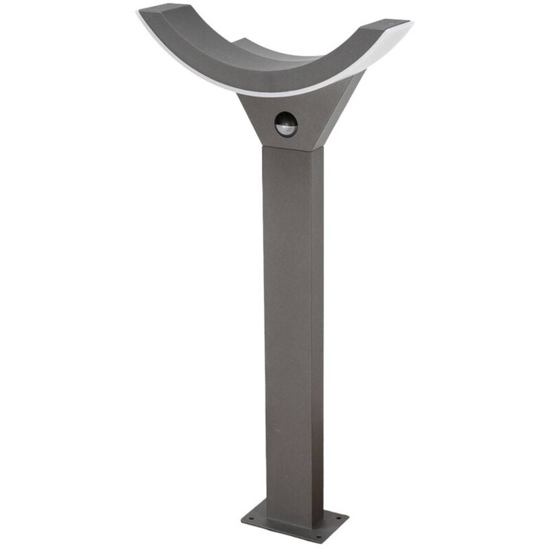 foto del prodotto lucande led half in nero da alluminio