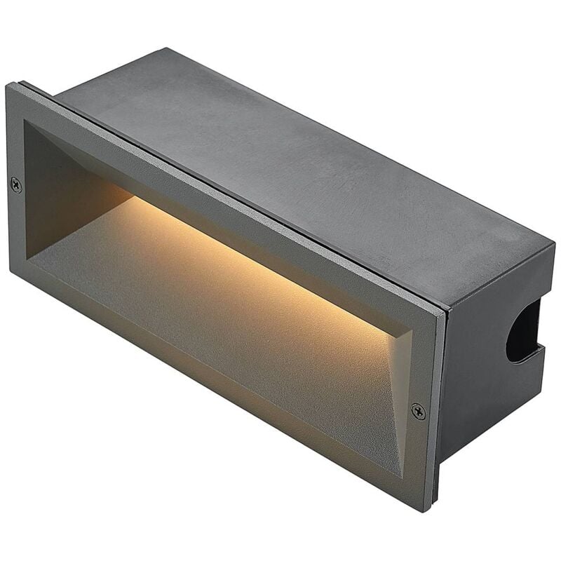 foto del prodotto lucande led jaano in nero da alluminio