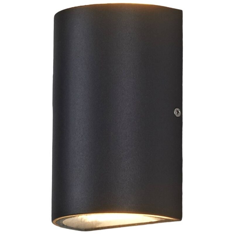 foto del prodotto lucande led jale in nero da alluminio