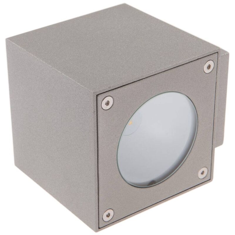 foto del prodotto lucande led jarno in grigio da alluminio