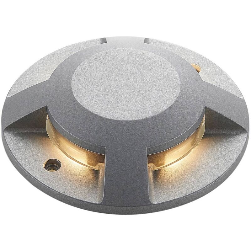 foto del prodotto lucande led jeffrey in grigio da alluminio