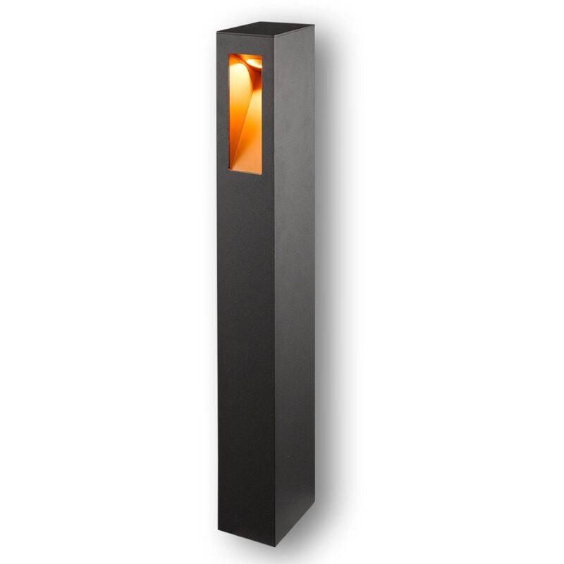 foto del prodotto lucande led jenke in nero da alluminio