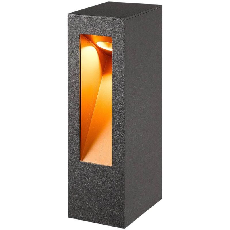 foto del prodotto lucande led jenke in nero da alluminio