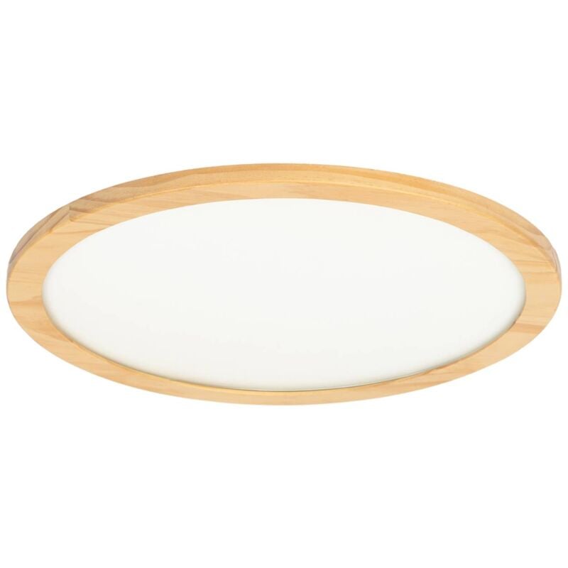 foto del prodotto lucande led joren in ocra da legno