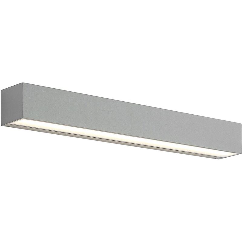 foto del prodotto lucande led lengo in grigio da alluminio