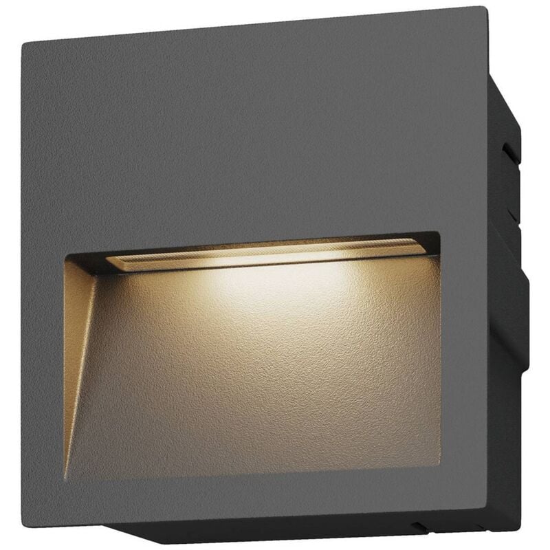 foto del prodotto lucande led loya in nero da alluminio