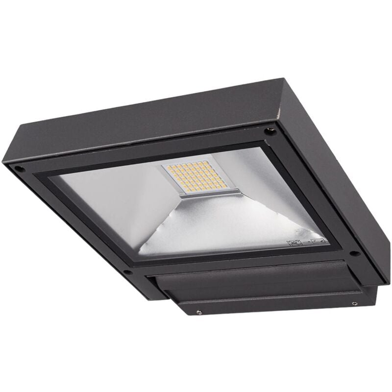 foto del prodotto lucande led maica in nero da alluminio