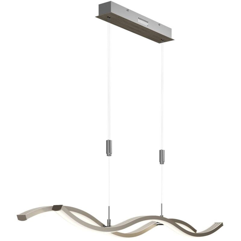 foto del prodotto lucande led mairia in grigio da alluminio